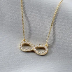 Collier Klothilda Or Jaune Oxyde De Zirconium