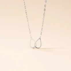 Collier Les Inseparables Argent Blanc