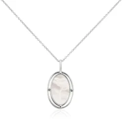 Collier Lilibeth Argent Blanc Nacre