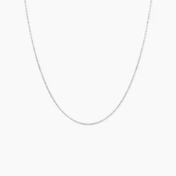 Collier Liline Argent Blanc