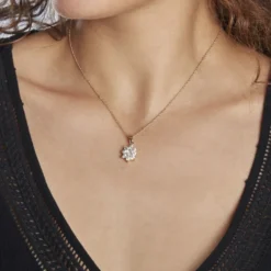 Collier Lisea Plaqué Or Oxydes De Zirconium
