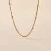 Collier Liza Plaqué Or Jaune