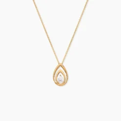 Collier Loetitia Plaqué Or Jaune Oxyde De Zirconium