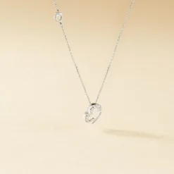 Collier Louise Or Blanc Diamant