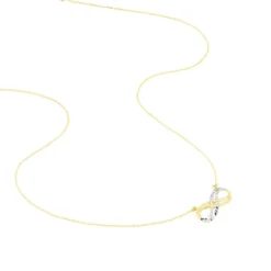 Collier Lyasa Infini Diamante Or Bicolore