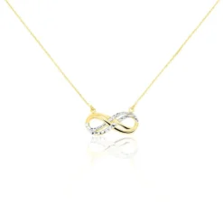 Collier Lyasa Infini Diamante Or Bicolore