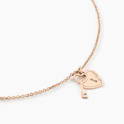 Collier Lyov Argent Rose