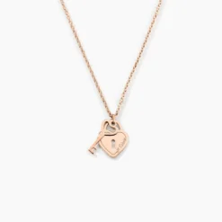Collier Lyov Argent Rose