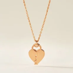 Collier Lyov Argent Rose