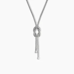Collier Madison Argent Blanc