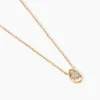 Collier Mahalya Plaqué Or Jaune Oxyde De Zirconium