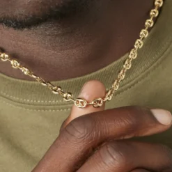 Collier Maille Dami Maille Grain De Cafe Or Jaune