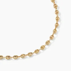Collier Maille Dami Maille Grain De Cafe Or Jaune
