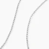 Collier Maille Nuncio Argent Blanc