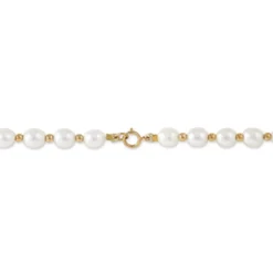 Collier Marame Or Jaune Perle De Culture