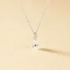 Collier Marie-helena Argent Blanc Oxyde De Zirconium
