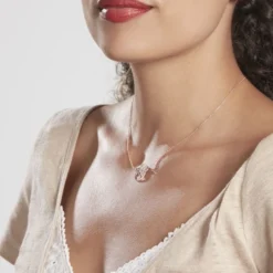 Collier Marijan Argent Rose