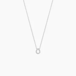 Collier Maude Or Blanc Diamant