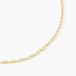 Collier Mauricette Acier Jaune