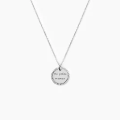 Collier Mayi Argent Blanc