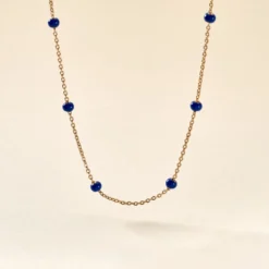 Collier Meike Plaque Or Jaune