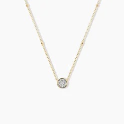 Collier Melisane Or Jaune Diamant