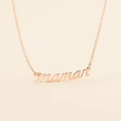 Collier Mendi Argent Rose