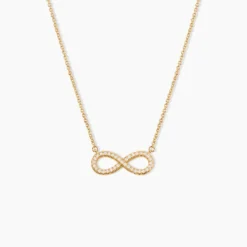 Collier Merane Plaqué Or Jaune Oxyde De Zirconium