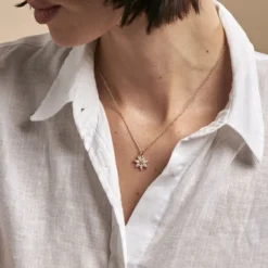 Collier Mia Plaqué Or Doré Oxyde De Zirconium