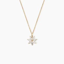 Collier Mia Plaqué Or Doré Oxyde De Zirconium