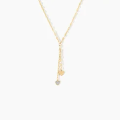 Collier Michiko Or Jaune Diamant