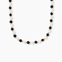 Collier Mirjam Or Jaune Perle De Culture