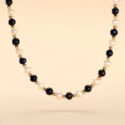 Collier Mirjam Or Jaune Perle De Culture