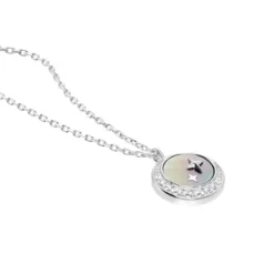 Collier Mirtel Argent Nacre