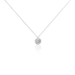 Collier Mirtel Argent Nacre