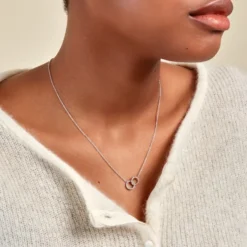 Collier Méloé Argent Blanc
