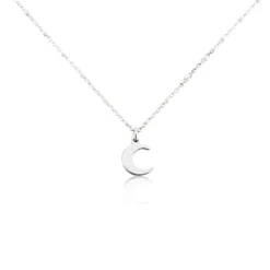 Collier Molly Argent Blanc