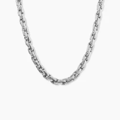 Collier Métal Acier Blanc