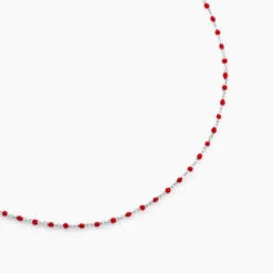 Collier Muguette Argent Blanc