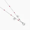 Collier Muguette Argent Blanc