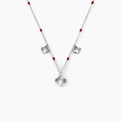 Collier Muguette Argent Blanc