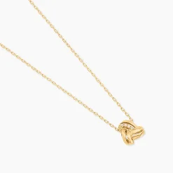 Collier Munro Or Jaune Oxyde De Zirconium