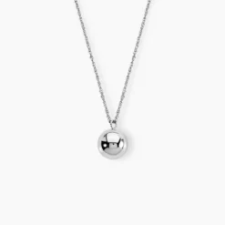 Collier My Bola Acier Blanc