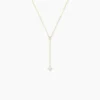 Collier Myfanwy Or Jaune Oxyde De Zirconium
