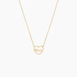 Collier Nannie Or Jaune