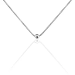 Collier Narimene Argent Blanc
