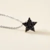 Collier Nasima Argent Blanc Spinelle