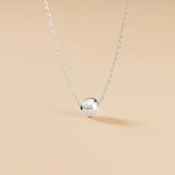 Collier Nassiera Argent Blanc