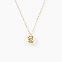 Collier Natalona Or Jaune Diamant