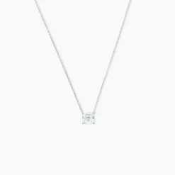 Collier Naziha Or Blanc Oxyde De Zirconium